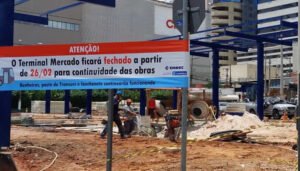 Terminal Mercado: obras avançam e linhas migram para o entorno