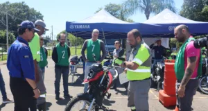 Agentes da Emdec são certificados em curso de pilotagem defensiva da Yamaha Riding Academy em Campinas