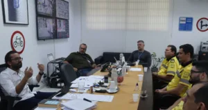 Comitiva de Ribeirão Preto visita novo Centro de Controle da Emdec