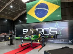 Produzida em Campinas, aeronave elétrica utilizada na agricultura é apresentada no Aeroporto dos Amarais