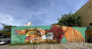 Teatro Castro Mendes recebe mural de 84 metros quadrados