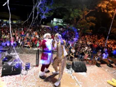Espetáculo do Natal Caminhos dos Sonhos reúne 1.200 pessoas no Jardim Esmeraldina