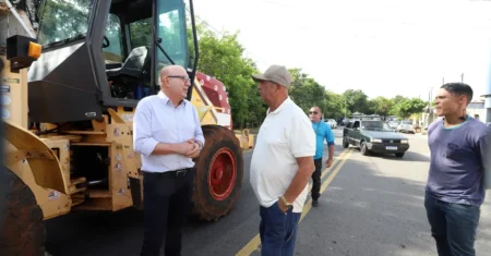Segundo dia de mutirão no Campo Grande é acompanhado pelo prefeito Dário Saadi