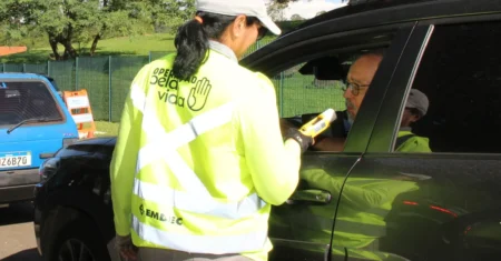 Blitze Emdec/GM: recusar teste de ‘bafômetro’ foi a infração mais cometida em janeiro