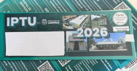 Cota única do IPTU dos imóveis residenciais de Campinas vence nesta terça, dia 10