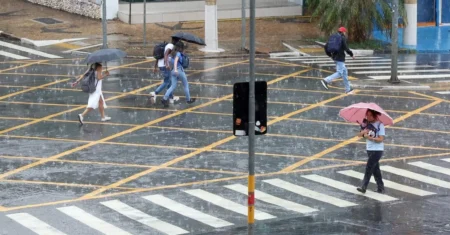 Prefeitura mobiliza equipes para atender ocorrências da pancada de chuva nesta terça-feira