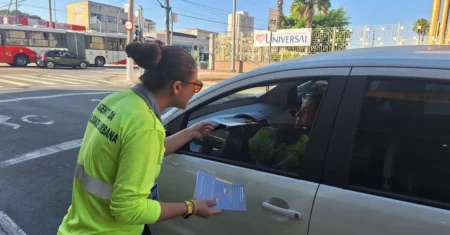 Dez pontos críticos para o trânsito recebem abordagens educativas a partir de segunda-feira