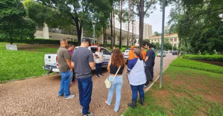 Ação do Grupo de Resposta Unificada utiliza drone para vistoriar imóveis contra a dengue