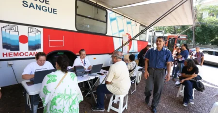 Paço Municipal recebe ação do Hemocentro e do SerSol nesta terça, 3