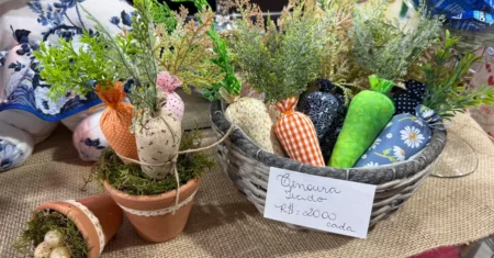 Mercado de Flores da Ceasa Campinas reúne opções de decoração e presentes para a Páscoa