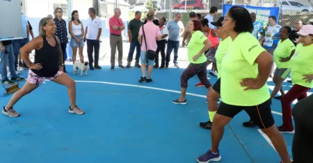 Prefeitura entrega obras do complexo esportivo da Praça Olívia Pereira, no DIC 6