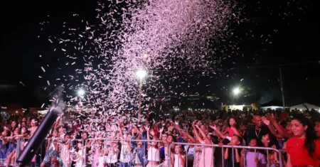 Show Encantado da Páscoa encanta público e reúne 2.000 pessoas no Carlos Lourenço