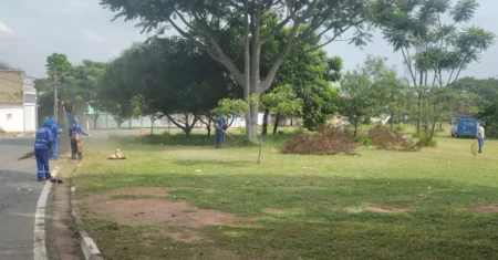 Secretaria de Serviços Públicos realiza manutenções no Gargantilha, Eulina e Barão Geraldo