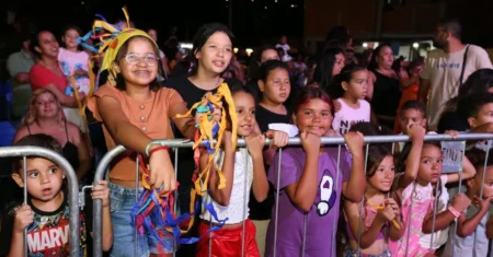 Show de Páscoa reúne 1,2 mil pessoas no Satélite Íris I em Campinas, neste domingo