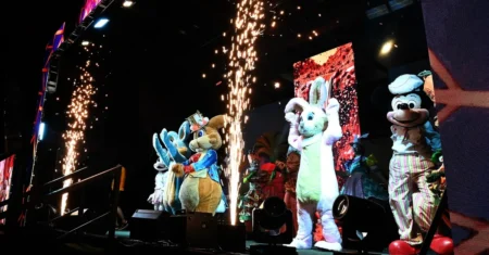 Show Encantado da Páscoa reúne 2.200 pessoas no DIC VI, em Campinas