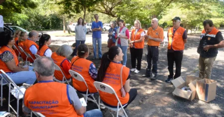 Equipe comunitária de Resposta às Emergências Climáticas conclui formação