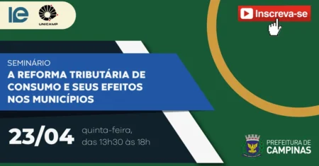 Seminário sobre os impactos da Reforma Tributária terá transmissão ao vivo pelo YouTube da Prefeitura