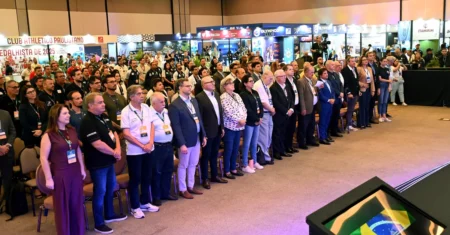 Prefeito Dário Saadi participa da abertura do Fórum Nacional de Formação Esportiva 2026 em Campinas