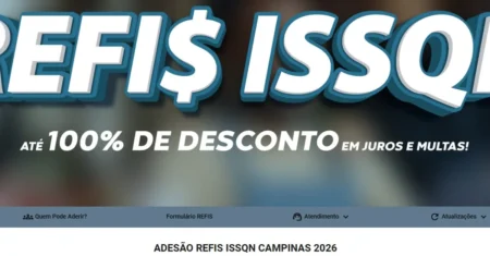 Refis do ISSQN: informações estão disponíveis no hotsite do programa
