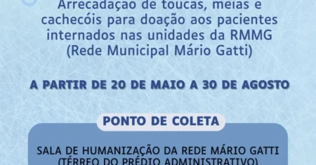 Ação solidária da Rede Mário Gatti arrecada roupas de frio para pacientes