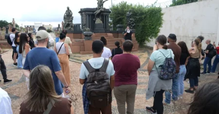 Grupo realiza mais uma edição de visita monitorada ao Cemitério da Saudade neste sábado, 30