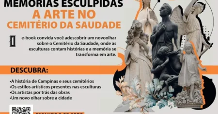E-book apresenta arte tumular e história de várias épocas expostas no Cemitério da Saudade