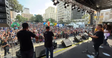 Festival do Rádio e da Televisão Paulista reúne cerca de 12 mil pessoas no Centro de Campinas