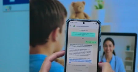 Em um mês, teleatendimento infantil por WhatsApp na Rede Mário Gatti resolve 686 casos