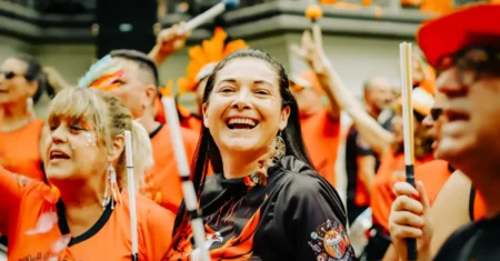 Bateria Campineira abre programação da Arena do Torcedor antes de Brasil x Escócia, nesta quarta
